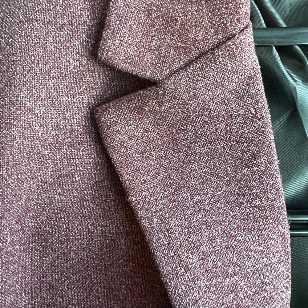 Men's Burgundy Blazer - Picture 4 of 4